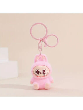 THE MONSTERS Labubu 3D Popmart Keychain - pink